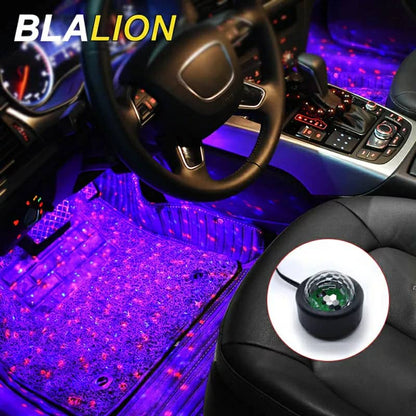Car atmosphere Lumière RGB 4en1 USB 12V