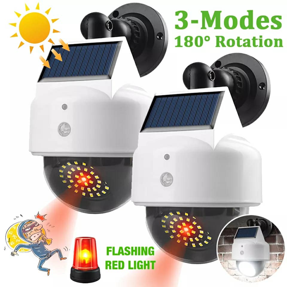 Applique murale solaire à 41 LED avec capteur de mouvement PIR ètanche - تنزوت