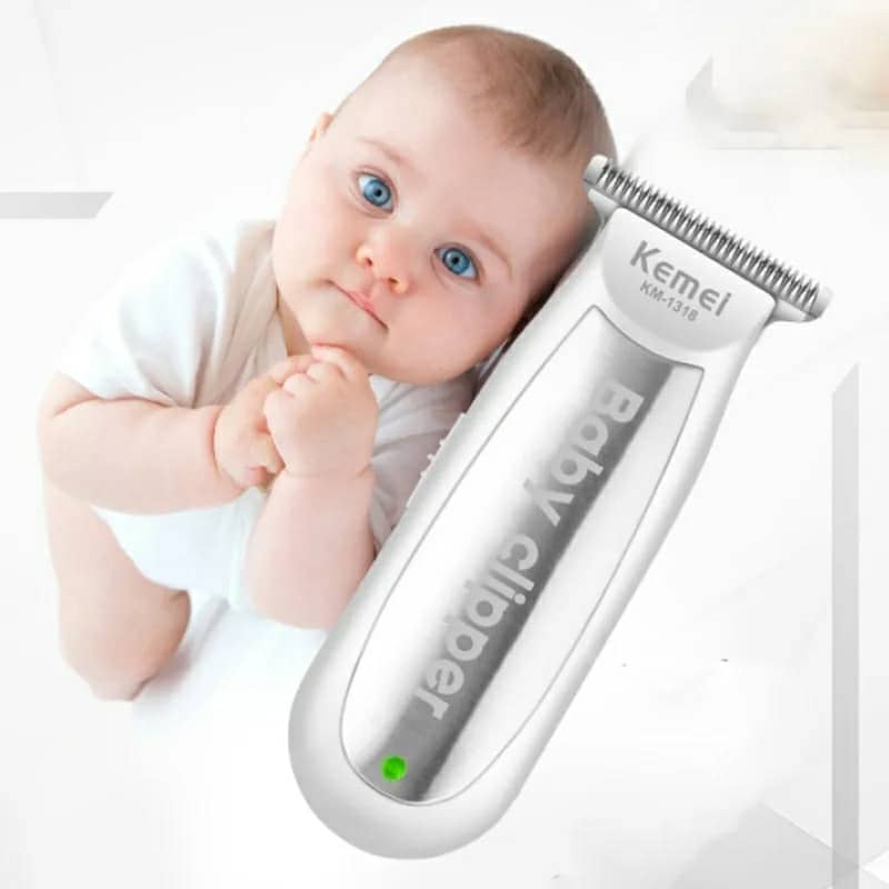 Kemei Mini tondeuse à cheveux pour bébé électrique rechargeable USB - تنزوت