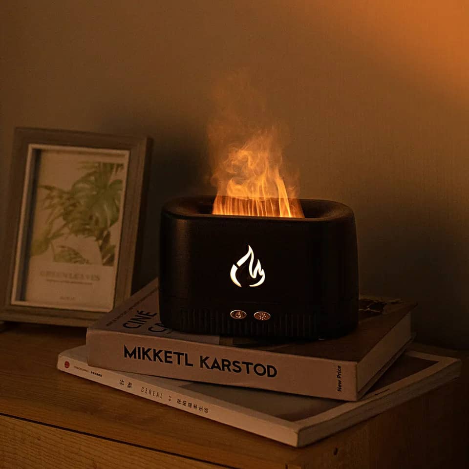Flame Diffuseur d'huile essentielle et d'arôme pour aromathérapie