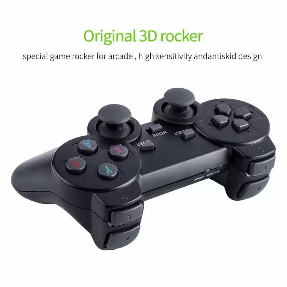 Console de jeu vidéo rétro avec 15000 jeux intégrés +2 manette sans fil 4K HDMI