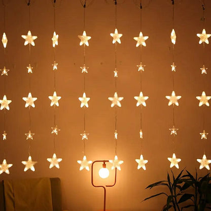 Guirlande lumineuse rideau Stars LED Imperméable 2.5/3.5M 220V