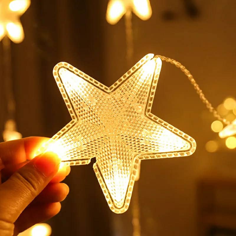 Guirlande lumineuse rideau Stars LED Imperméable 2.5/3.5M 220V