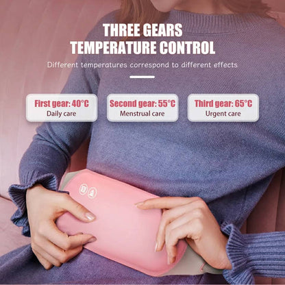 Ceinture Vibromasseur chauffant pour les douleurs menstruelles حزام هزاز ساخن لتسكين آلام الدورة الشهرية