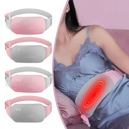 Ceinture Vibromasseur chauffant pour les douleurs menstruelles حزام هزاز ساخن لتسكين آلام الدورة الشهرية