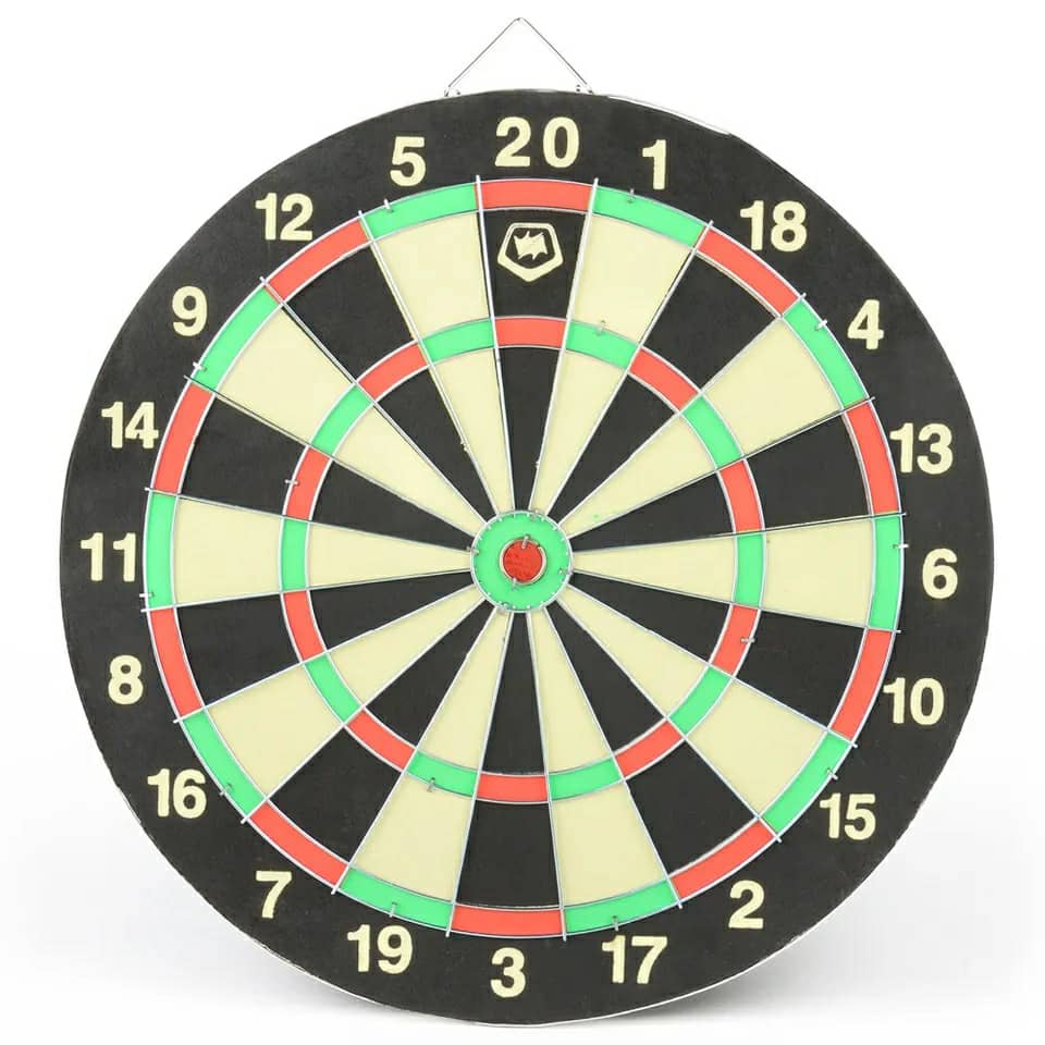 Jeu de fléchettes de cible 30 cm ( 6 fléches )