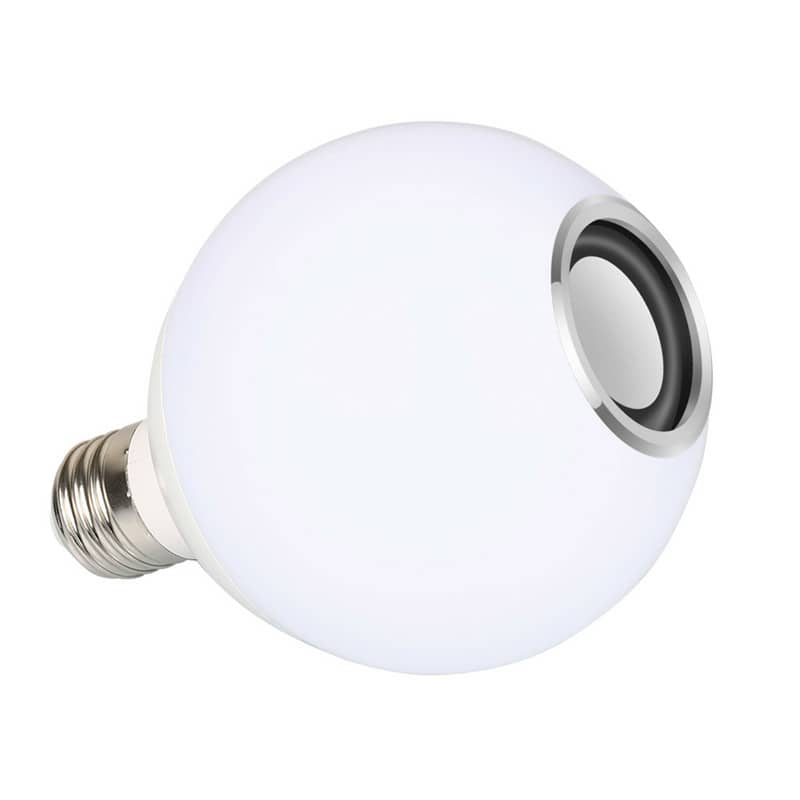 Ampoule LED intelligente E27 RGB Bluetooth sans fil avec télécommande APP