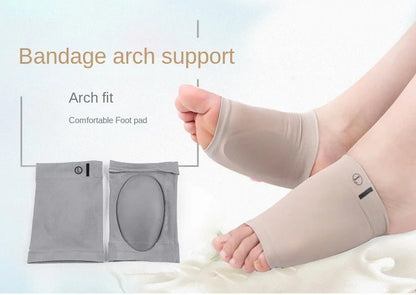 Paire Semelles de pied Soutien de la voûte plantaire en silicone pour fasciite plantaire orthopédique V2