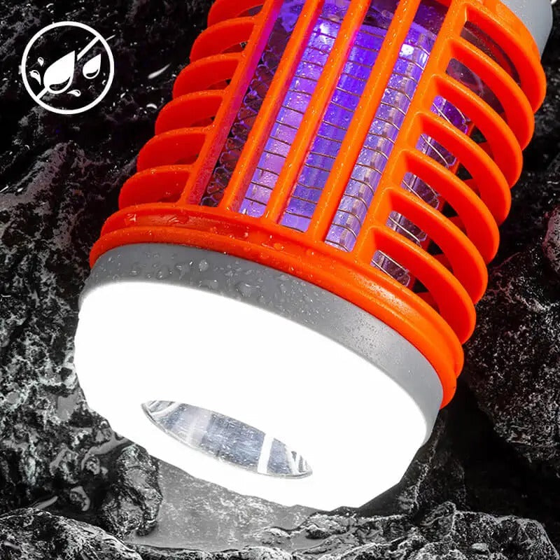 Lampe anti-moustique 3en1 fonctionne à l'énergie solaire et alimentée par batterie rechargeable