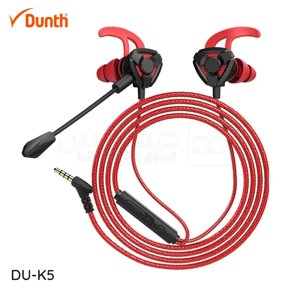 Écouteurs filaires gaming avec microphone intégré, pour PS4 et switch et xbox et PC 3.5mm DUNTH DU-K5