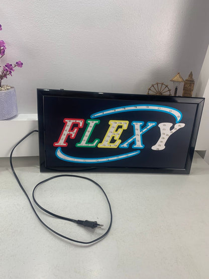 Plaque de Signalisation LED Multicolore Flexy – لوحة إشهارية ضوئية