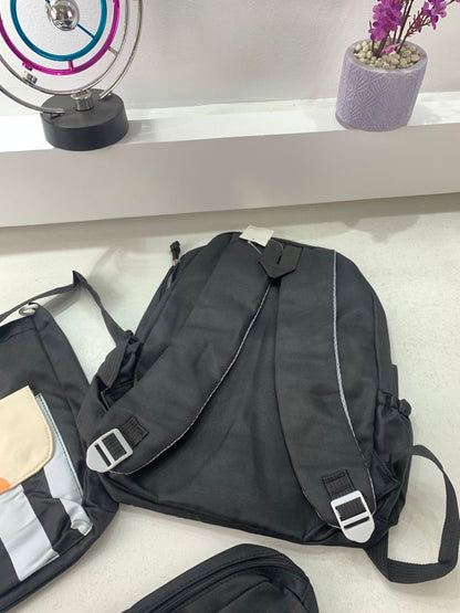 Ensemble de sacs d’école Kawai pour adolescents 3Pcs Ours Noir – محفظة 3 قطع كاواي أسود
