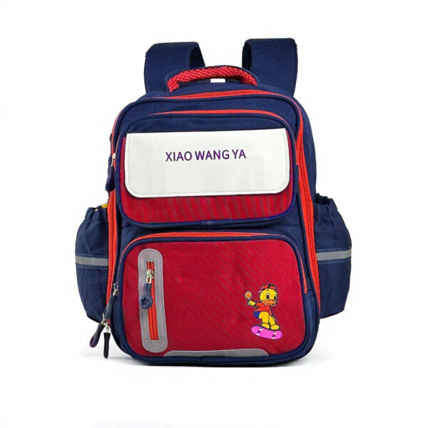 Sac à Dos Scolaire Orthopédique pour Enfants Xiao Wang Ya Bleu et rouge – محفظة مدرسية للأطفال أزرق وأحمر