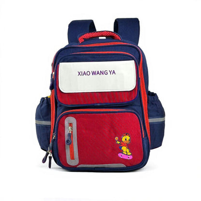 Sac à Dos Scolaire Orthopédique pour Enfants Xiao Wang Ya Bleu et rouge – محفظة مدرسية للأطفال أزرق وأحمر