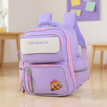 Sac à Dos Scolaire Orthopédique pour Enfants Xiao Wang Ya Mauve – محفظة مدرسية للأطفال بنفسجي