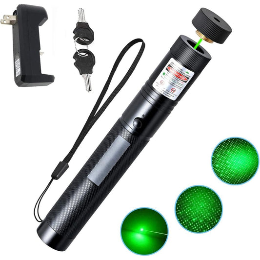 Pointeur Laser Puissant Multifonctions 2000 Mètres - مصباح ليزر قوي للمسافات الطويلة متعدد الوظائف تنزوت