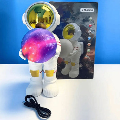 Haut parleur et lampe astronaute idéale pour la décoration de chambre YM-008 – مصباح ومكبر صوت بلوتوث