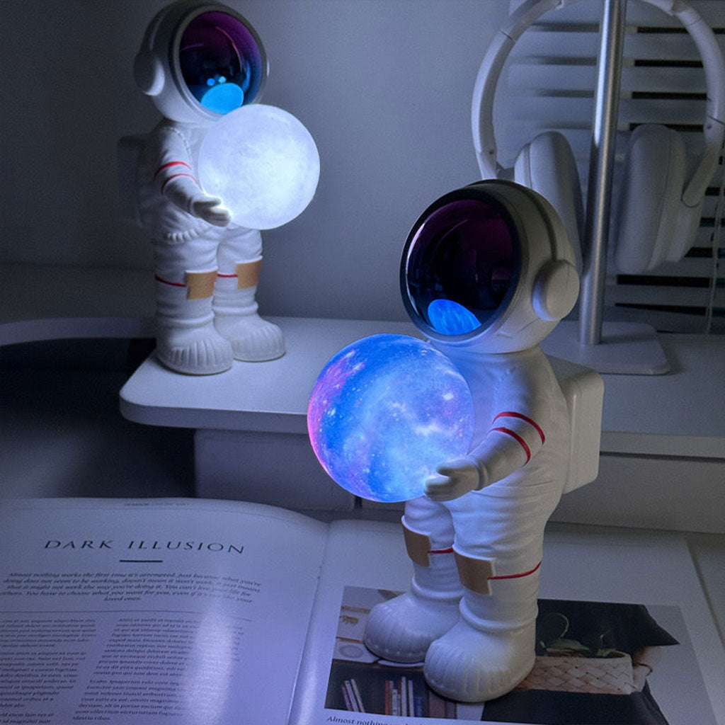 Haut parleur et lampe astronaute idéale pour la décoration de chambre YM-008 – مصباح ومكبر صوت بلوتوث