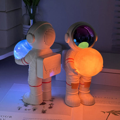 Haut parleur et lampe astronaute idéale pour la décoration de chambre YM-008 – مصباح ومكبر صوت بلوتوث