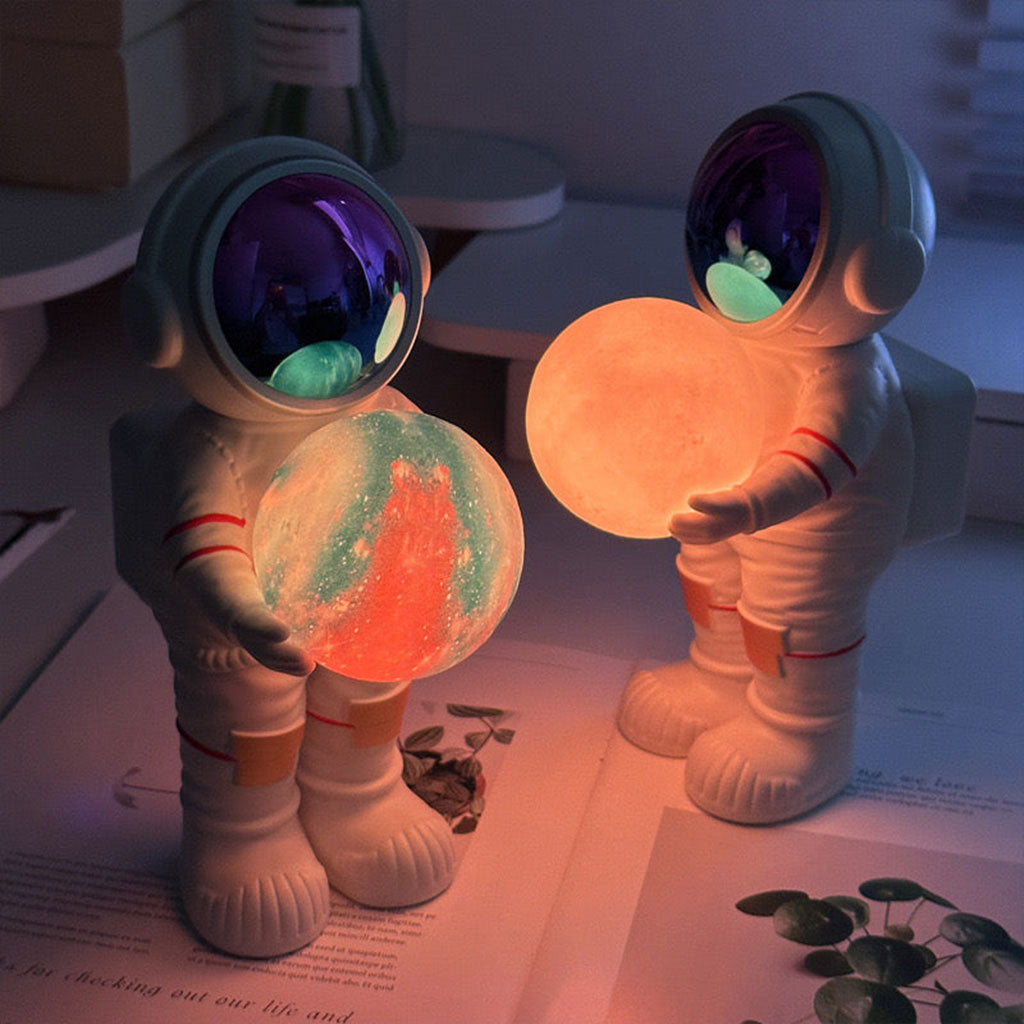 Haut parleur et lampe astronaute idéale pour la décoration de chambre YM-008 – مصباح ومكبر صوت بلوتوث