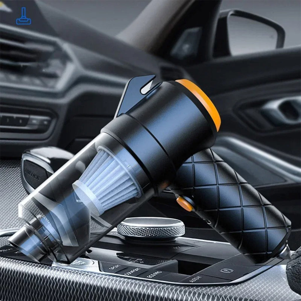 Aspirateur et souffleur 2en1 rechargeable par USB Compact et puissant – مكنسة كهربائية يدوية