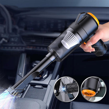 Aspirateur et souffleur 2en1 rechargeable par USB Compact et puissant – مكنسة كهربائية يدوية