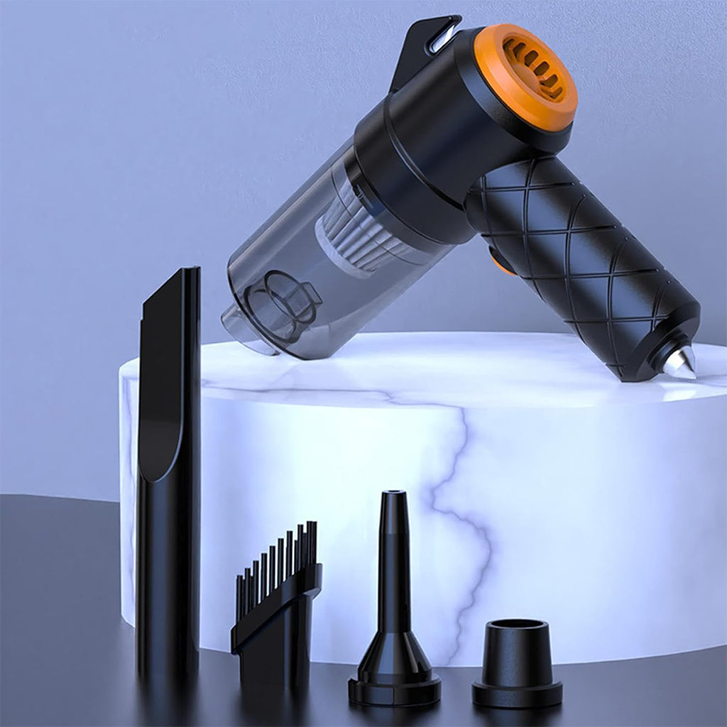Aspirateur et souffleur 2en1 rechargeable par USB Compact et puissant – مكنسة كهربائية يدوية