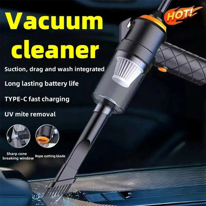 Aspirateur et souffleur 2en1 rechargeable par USB Compact et puissant – مكنسة كهربائية يدوية
