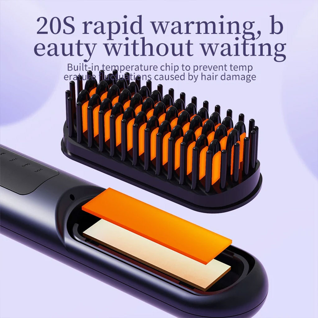 Brosse Lissante et Bouclante Électrique YX-228 – فرشاة تسريح الشعر تنزوت