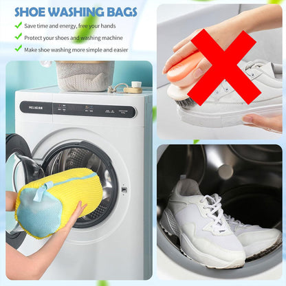 Sac de lavage chaussures pour machine à laver en microfibre 1Pcs – كيس من ميكروفيبر لغسل الأحذية في الغسالة