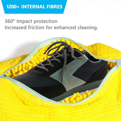 Sac de lavage chaussures pour machine à laver en microfibre 1Pcs – كيس من ميكروفيبر لغسل الأحذية في الغسالة