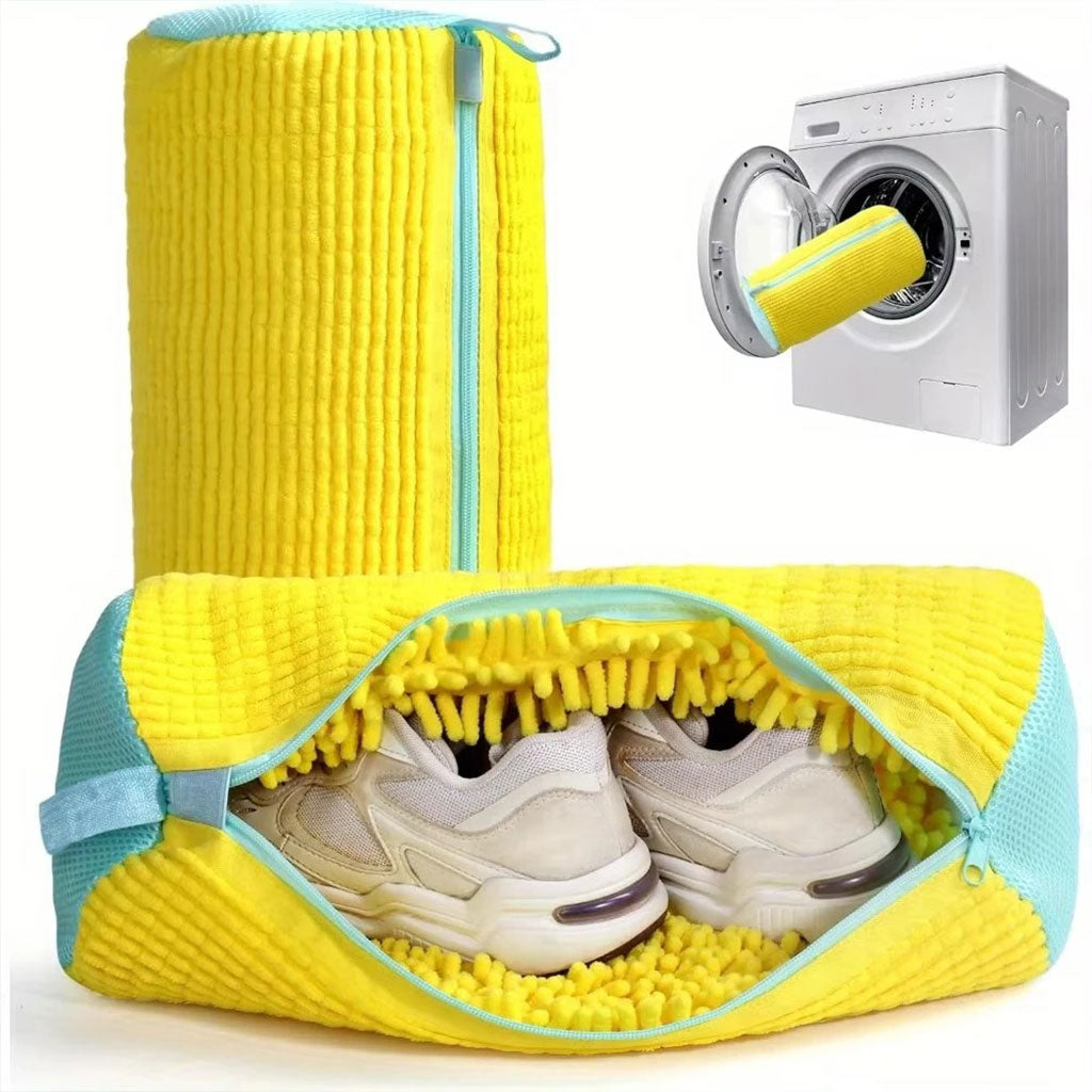Sac de lavage chaussures pour machine à laver en microfibre 1Pcs – كيس من ميكروفيبر لغسل الأحذية في الغسالة - تنزوت