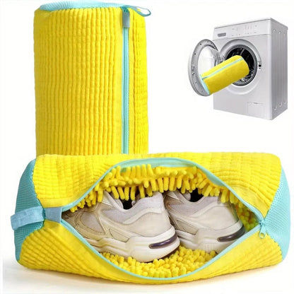 Sac de lavage chaussures pour machine à laver en microfibre 1Pcs – كيس من ميكروفيبر لغسل الأحذية في الغسالة - تنزوت
