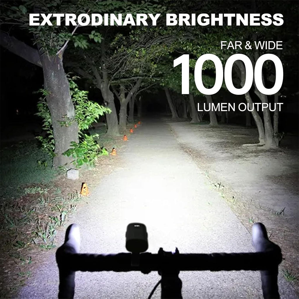 Éclairage de Vélo avant à LED et Power Bank 3000mAH – مصباح وبنك طاقة للدراجات الهوائية