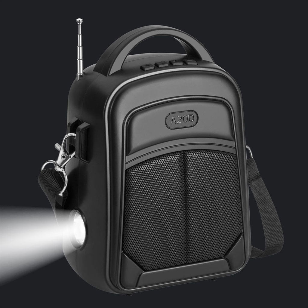 Haut-Parleur Sans Fil avec Qualité Sonore Hi-Fi et Panneau Solaire YG-A20T – مكبر صوت محمول