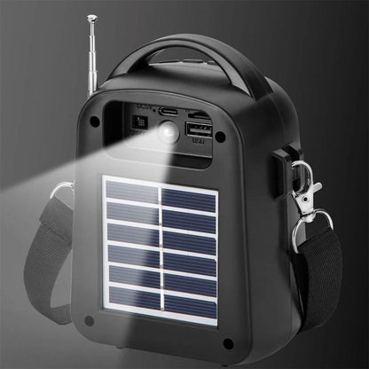 Haut-Parleur Sans Fil avec Qualité Sonore Hi-Fi et Panneau Solaire YG-A20T – مكبر صوت محمول