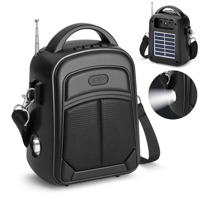 Haut-Parleur Sans Fil avec Qualité Sonore Hi-Fi et Panneau Solaire YG-A20T – مكبر صوت محمول تنزوت