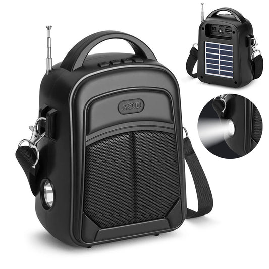 Haut-Parleur Sans Fil avec Qualité Sonore Hi-Fi et Panneau Solaire YG-A20T – مكبر صوت محمول تنزوت