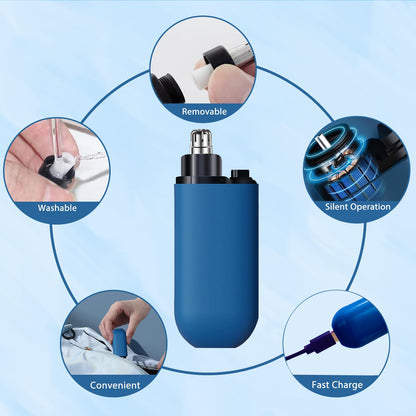 Tondeuse Électrique Portable et Rechargeable pour Poils du Nez et des Oreilles - أداة إزالة شعر الأذن والأنف للرجال