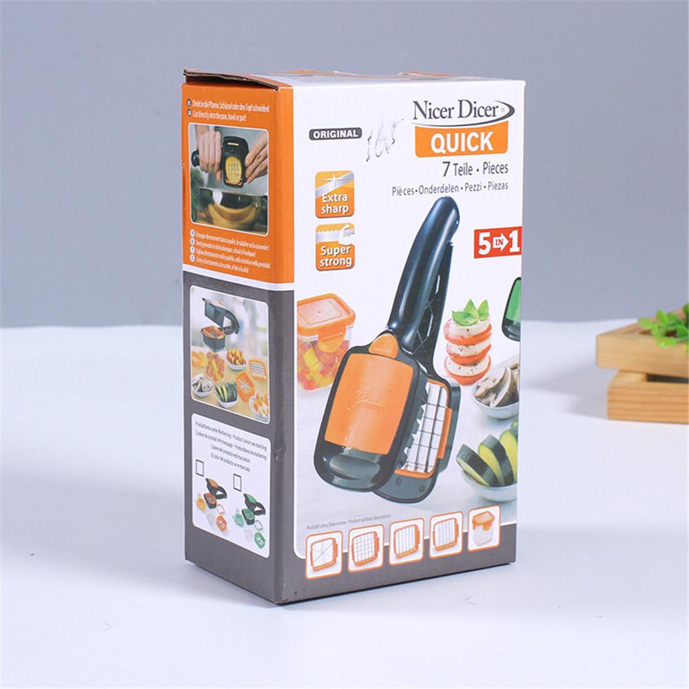 Home Chef Nicer Dicer Multi-Cutter 5en1 Pour Fruits Et Légumes