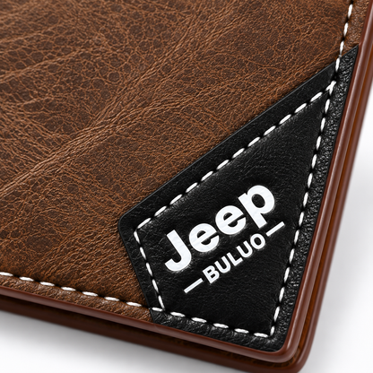 Portefeille Jeep Buluo V7 pour Homme Multi-Poches en Simili Cuire - محفظة نقود وبطاقات