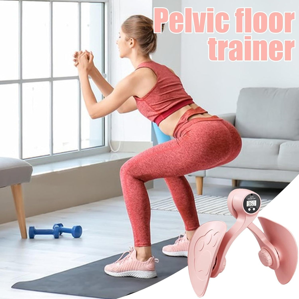 Appareil de Renforcement du Plancher Pelvien et des Cuisses - جهاز تمرين عضلات الحوض الذكي