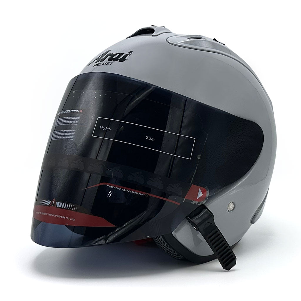 Pack Casque Moto Arai SZ Ram 4 Open Face Helmet avec Microphone Moto Sans Fil CL8