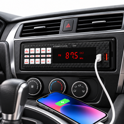 Autoradio MP3 Bluetooth pour Voiture 2240 - راديو ومشغل مسجل سيارة بلوتوث