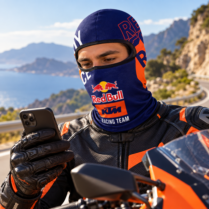 Cagoule Moto Thermique Balaclava Redbull - قناع واقي وجه كامل حراري للدراجات النارية