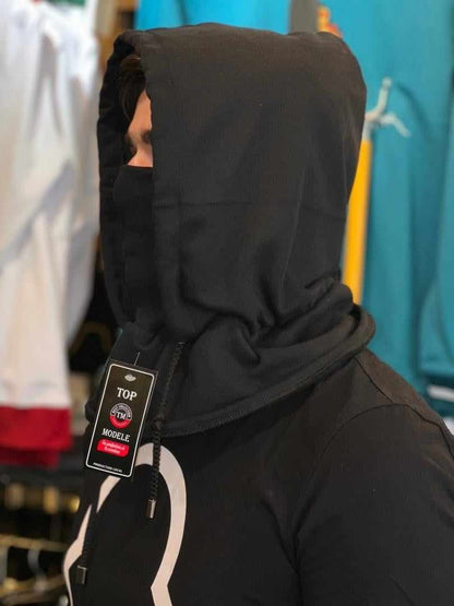 Cagoule d’hiver pour moto avec capuche