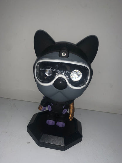 Bulldog Astronaute Projecteur Lampe Nébuleuses Espace Lumières