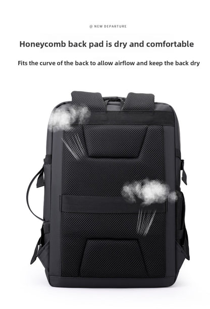 Sac à Dos pour Ordinateur Portable Grande Capacité et Anti-Vol Bomag Boy Gris - حقيبة ظهر للكمبيوتر المحمول واسعة ومانعة للسرقة
