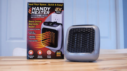 Chauffage soufflant céramique Thermostat réglable Handy Heater Turbo 800W – سخان بمروحة توربو 800 واط مع منظم حرارة قابل للتعديل