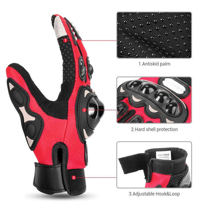 Pack Moto Hiver Cagoule intégrale thermique + Gants Pro Biker respirants avec protections antidérapantes